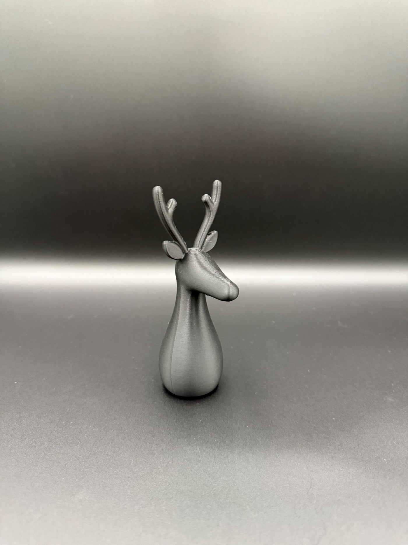 3D Printed Deer Family: Minimalist Nordic Christmas Decor Reindeer figurine