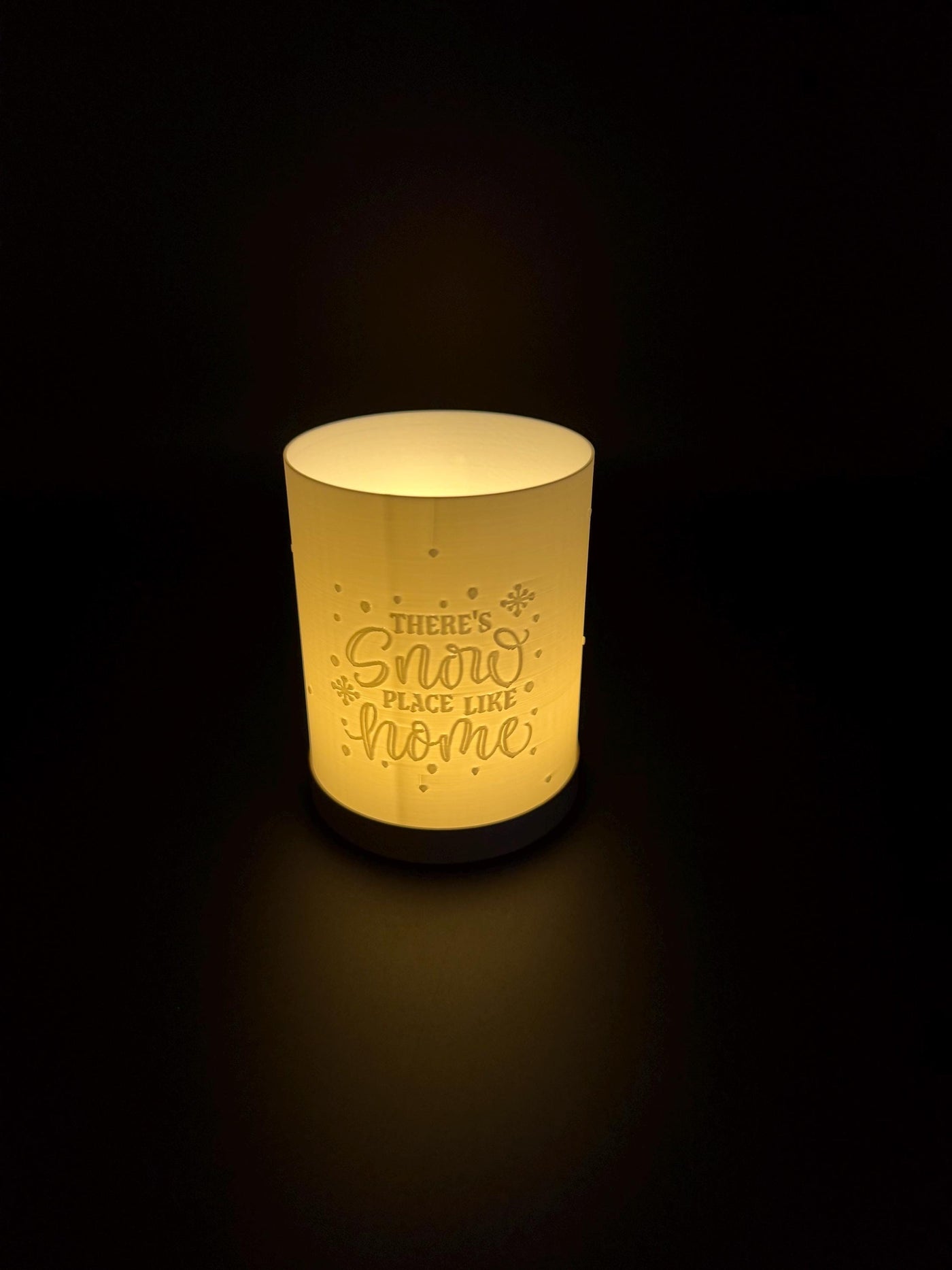 3D Printed Winter Tea Light Holder — Winter Wonderland & There’s Snow Place Like Home