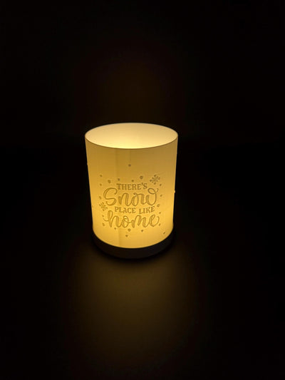 3D Printed Winter Tea Light Holder — Winter Wonderland & There’s Snow Place Like Home