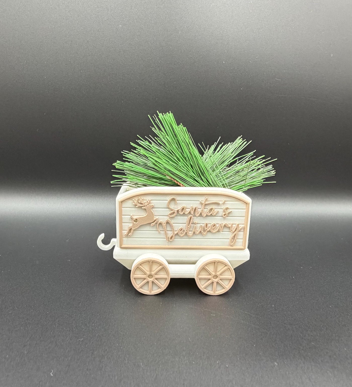 3D Printed Christmas Train – North Pole Express Holiday Decor - Mala Engraving