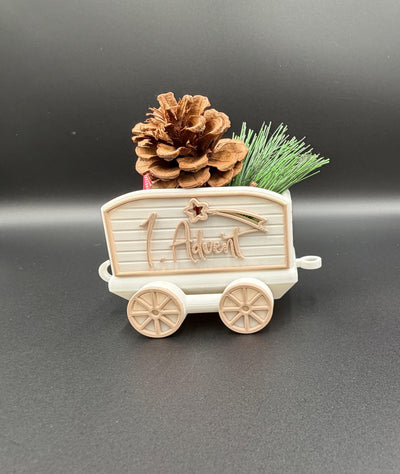 3D Printed Christmas Train – North Pole Express Holiday Decor