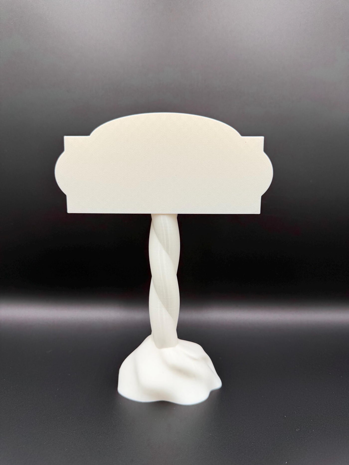 3D Printed North Pole Sign: Holiday Shelf Decor Christmas village accessory