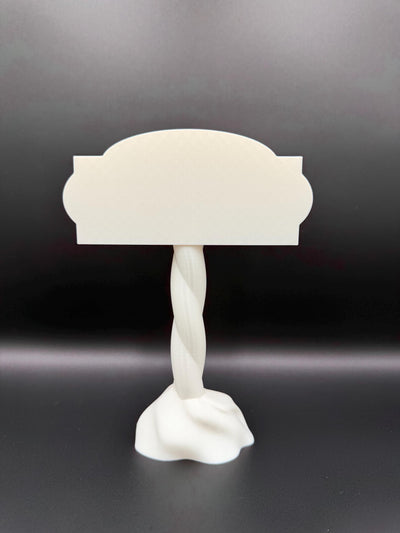 3D Printed North Pole Sign: Holiday Shelf Decor Christmas village accessory