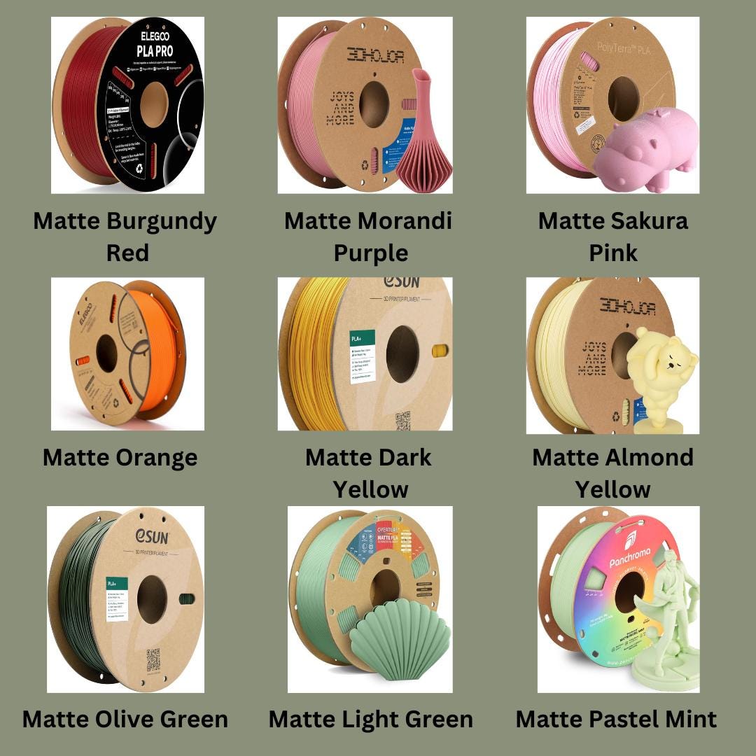 3D Printed Deer Family: Minimalist Nordic Christmas Decor Reindeer figurine