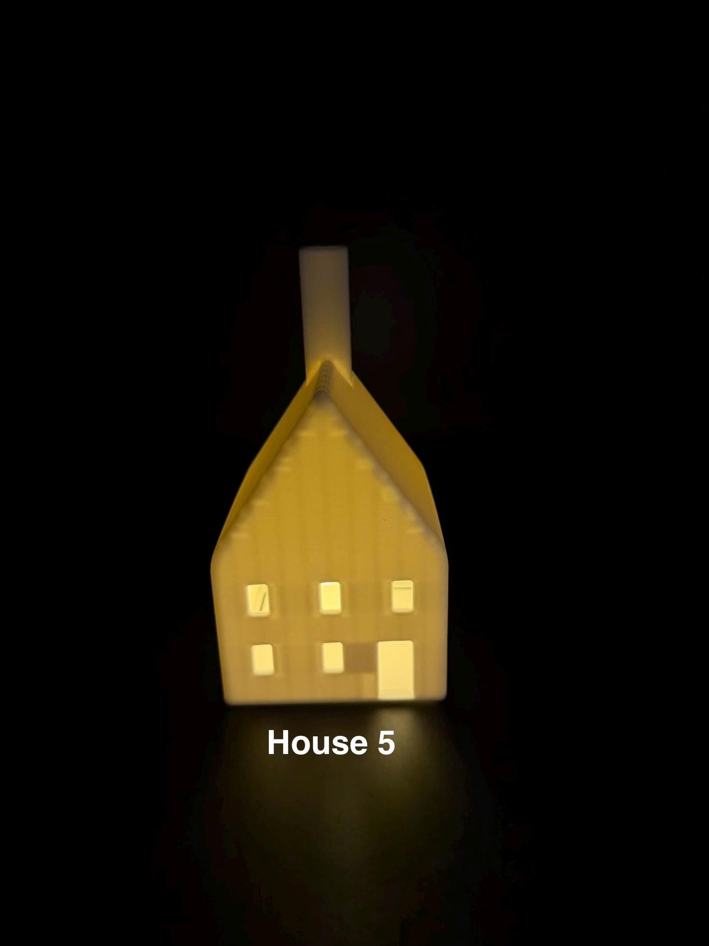 3D Printed Winter Village LED Tea Light Houses: Christmas Mantel Decor Holiday shelf decor