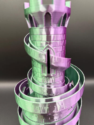 3D Printed Piggy Bank with Multiple Slots & Slide Modern Coin Bank Fun Money Saver Gift Educational Toy for Kids