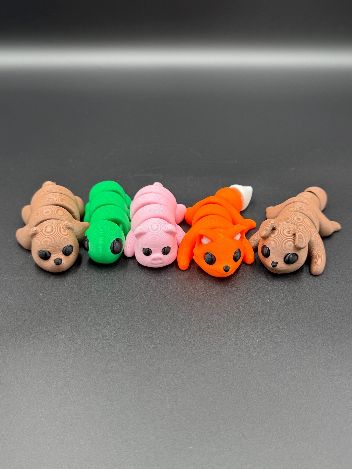 3D Printed Animal Hatchlings Mini Articulated Animals Desk Toy Stocking Stuffer Gift for Kids