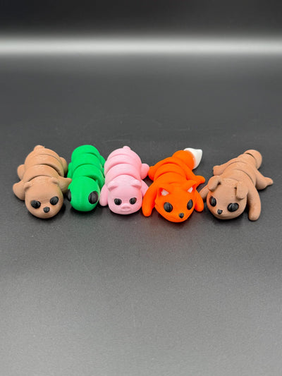 3D Printed Animal Hatchlings Mini Articulated Animals Desk Toy Stocking Stuffer Gift for Kids