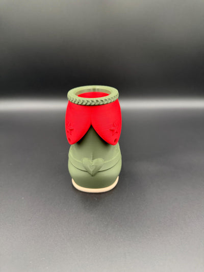 3D Printed Santa’s Helper Elf Shoe House & Elf Shoe Decor Christmas Shelf Display North Pole Village Festive Home Decoration