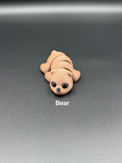 3D Printed Animal Hatchlings Mini Articulated Animals Desk Toy Stocking Stuffer Gift for Kids