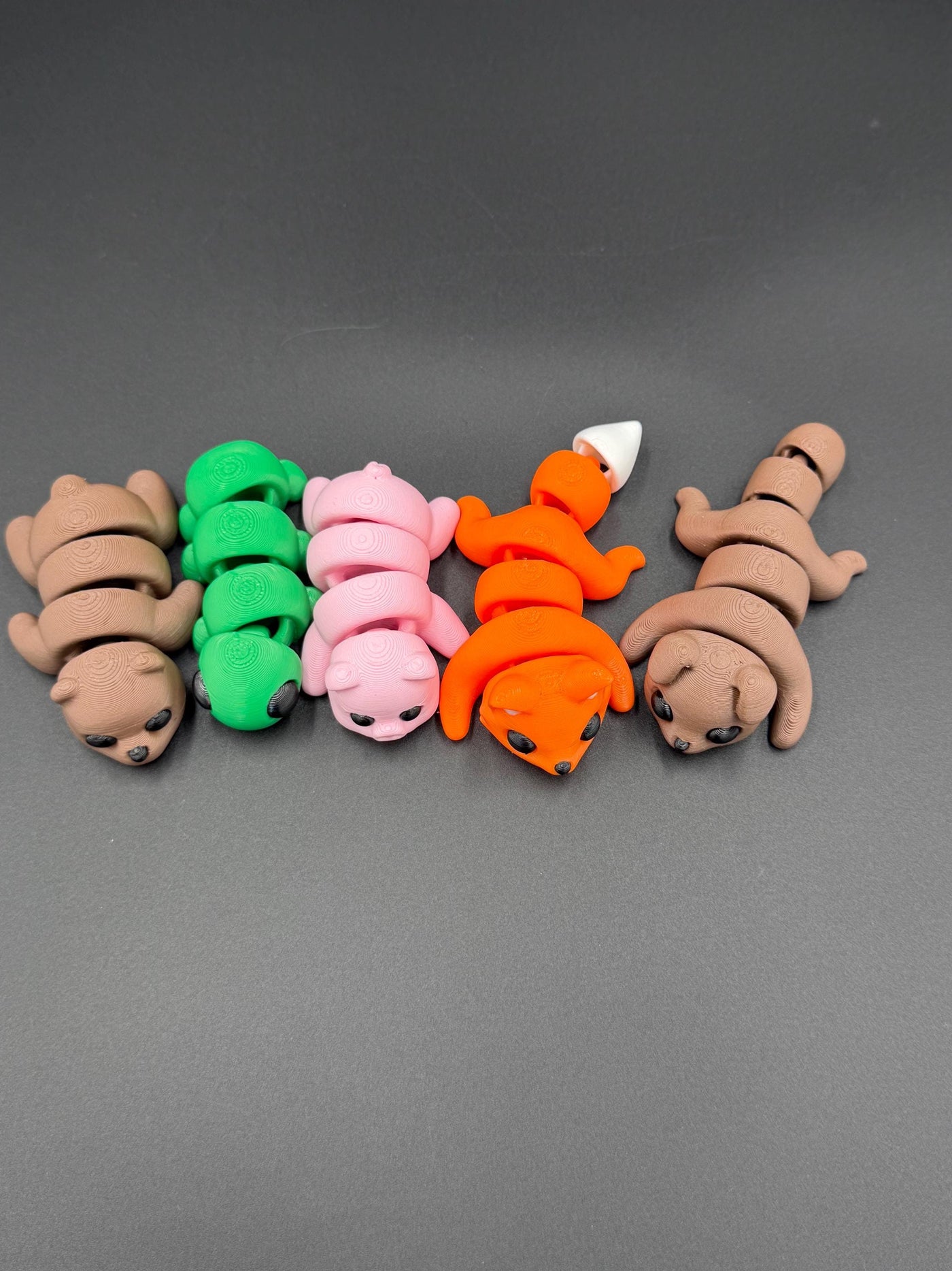 3D Printed Animal Hatchlings Mini Articulated Animals Desk Toy Stocking Stuffer Gift for Kids