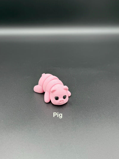 3D Printed Animal Hatchlings Mini Articulated Animals Desk Toy Stocking Stuffer Gift for Kids