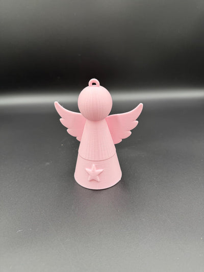 3D Printed Christmas Angel Ornament Holiday Tree Decoration Cute Angel Keepsake Winter Gift & Festive Home Decor