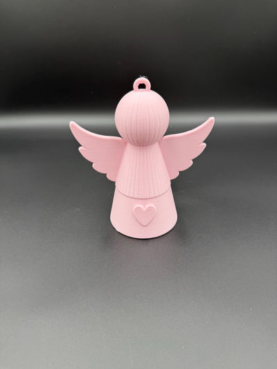 3D Printed Christmas Angel Ornament Holiday Tree Decoration Cute Angel Keepsake Winter Gift & Festive Home Decor
