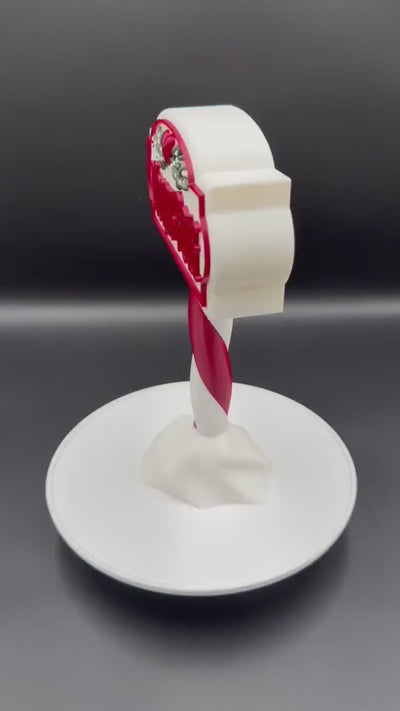 3D Printed North Pole Sign: Holiday Shelf Decor Christmas village accessory